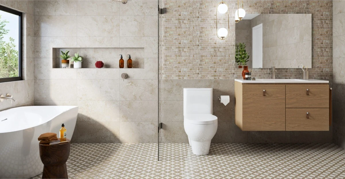 Mosaic Tile Bathroom