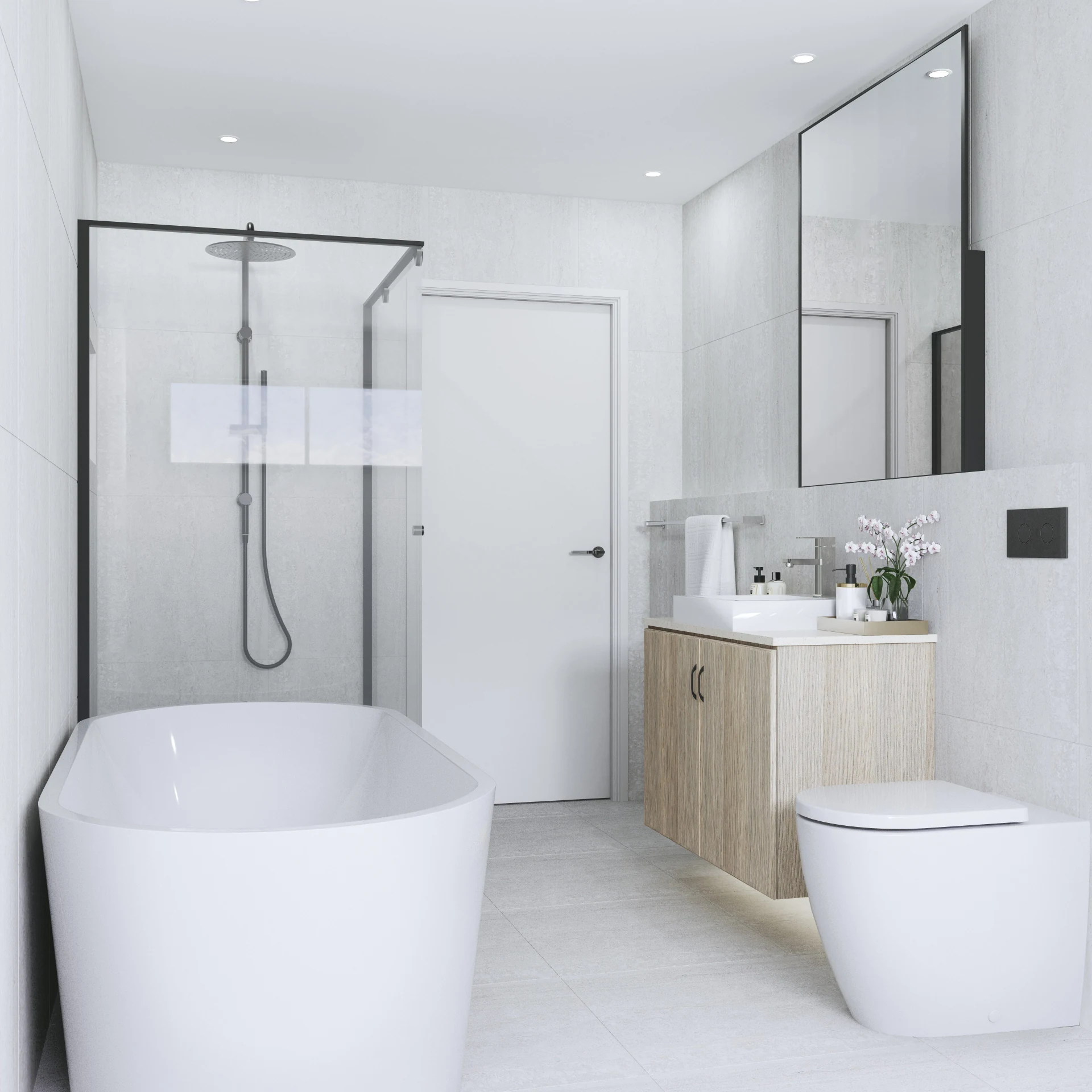 Modern Ensuite Bathroom