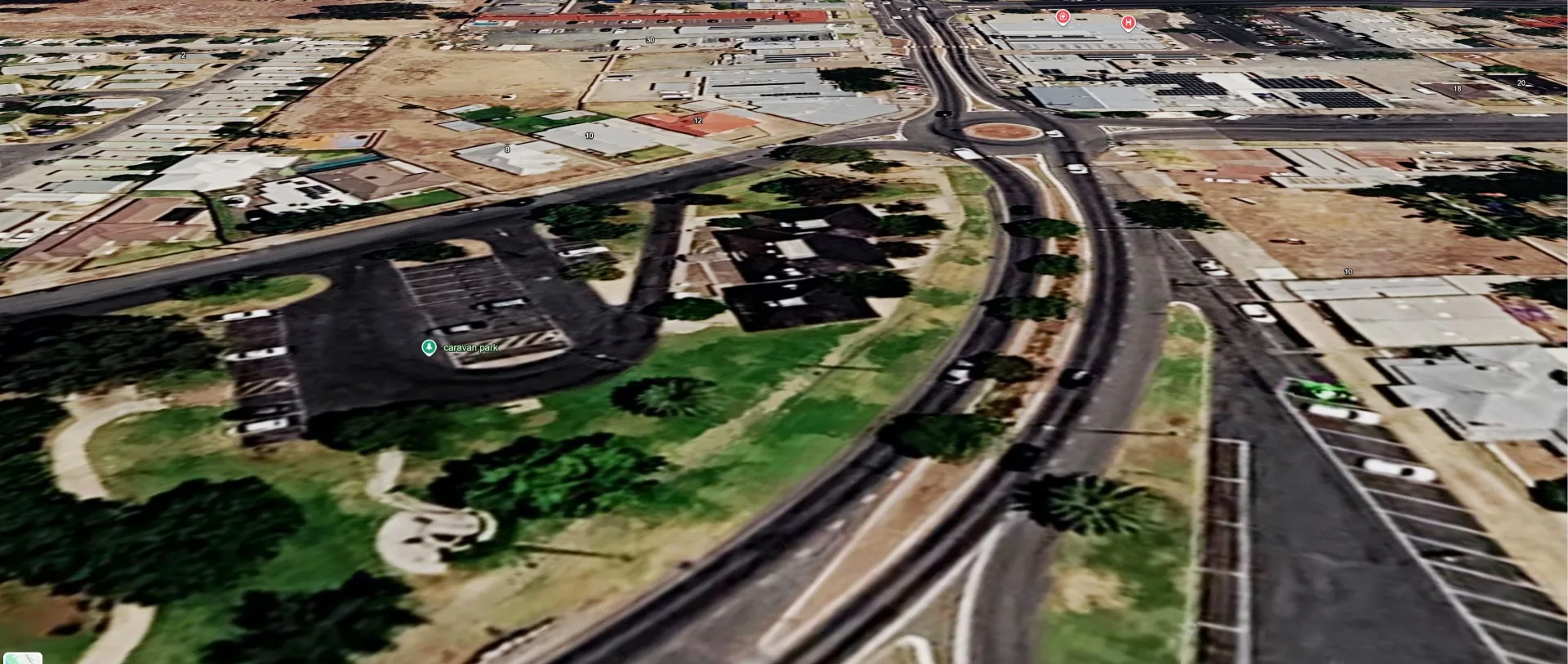 Aerial Site Map — Before
