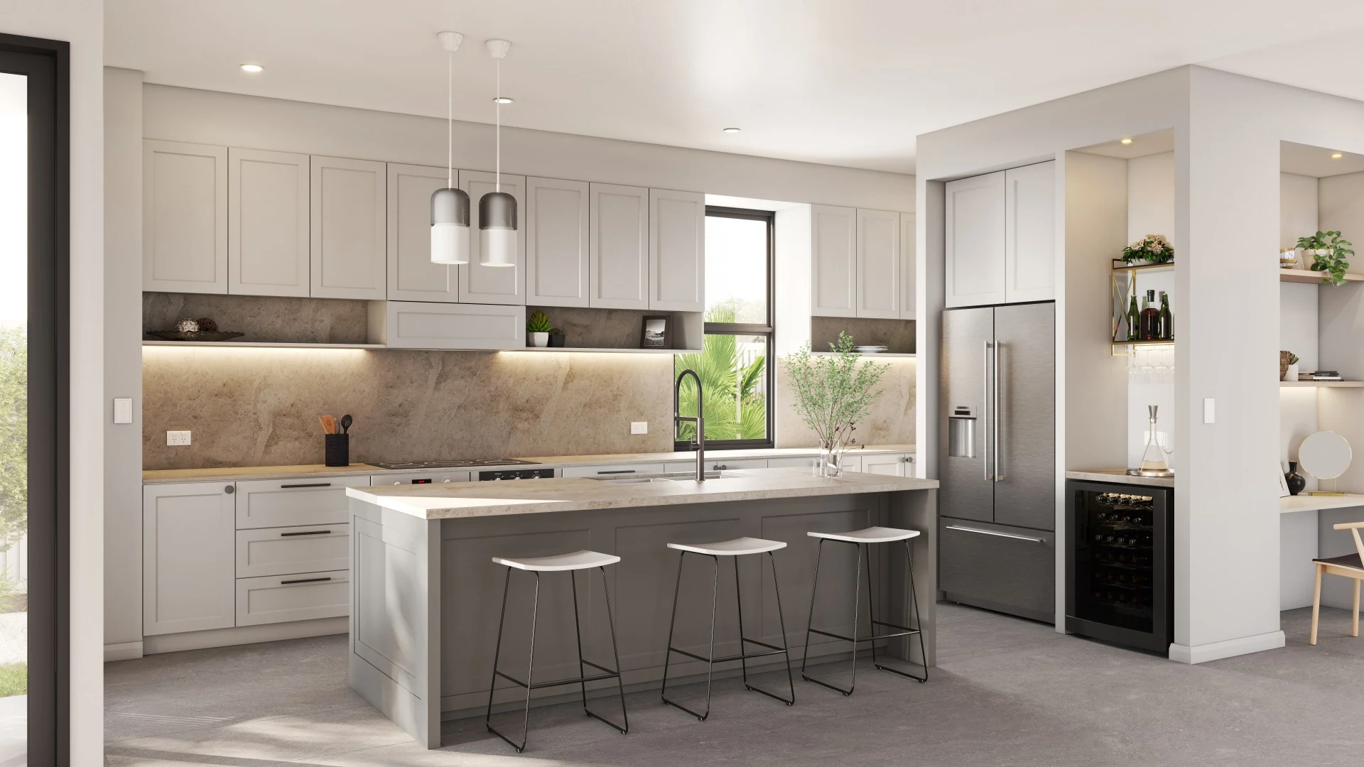 Shaker Kitchen & Butler's Pantry