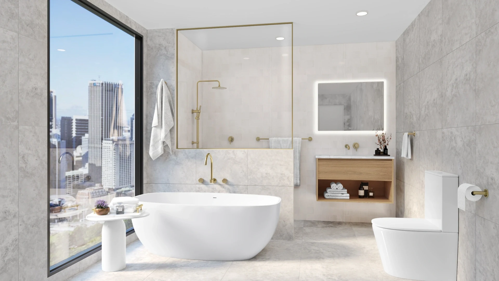 Penthouse Main Bathroom