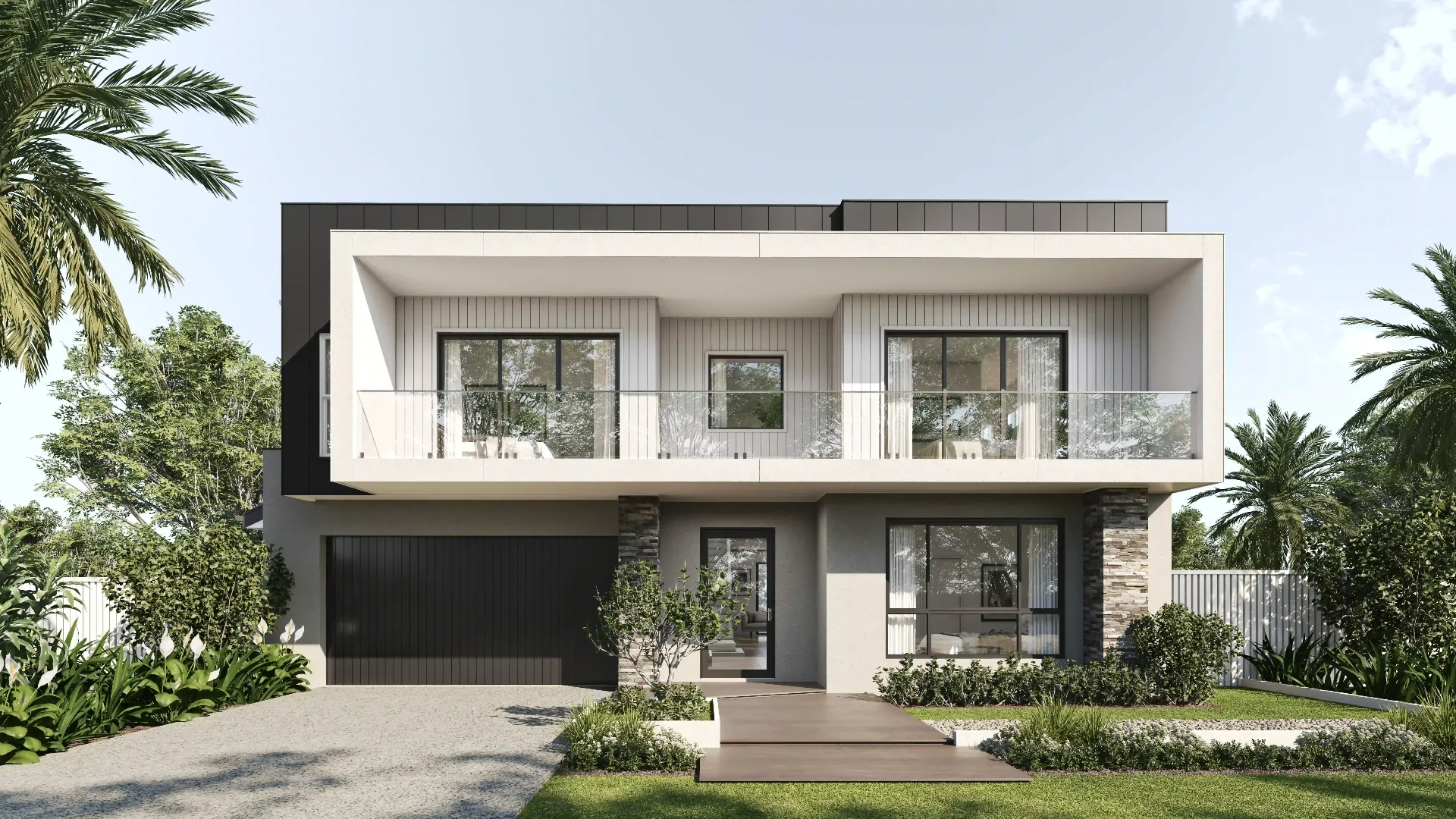 Photorealistic exterior 3D architectural render for Australian builders and developers