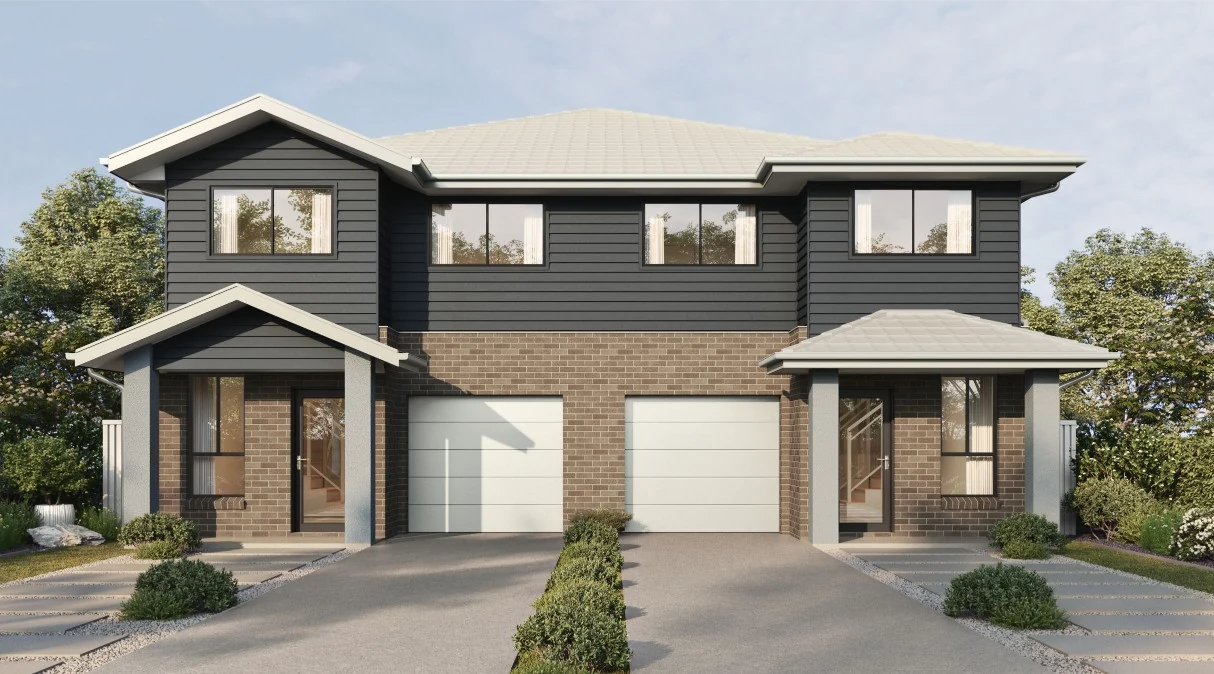 Modern Charcoal Duplex
