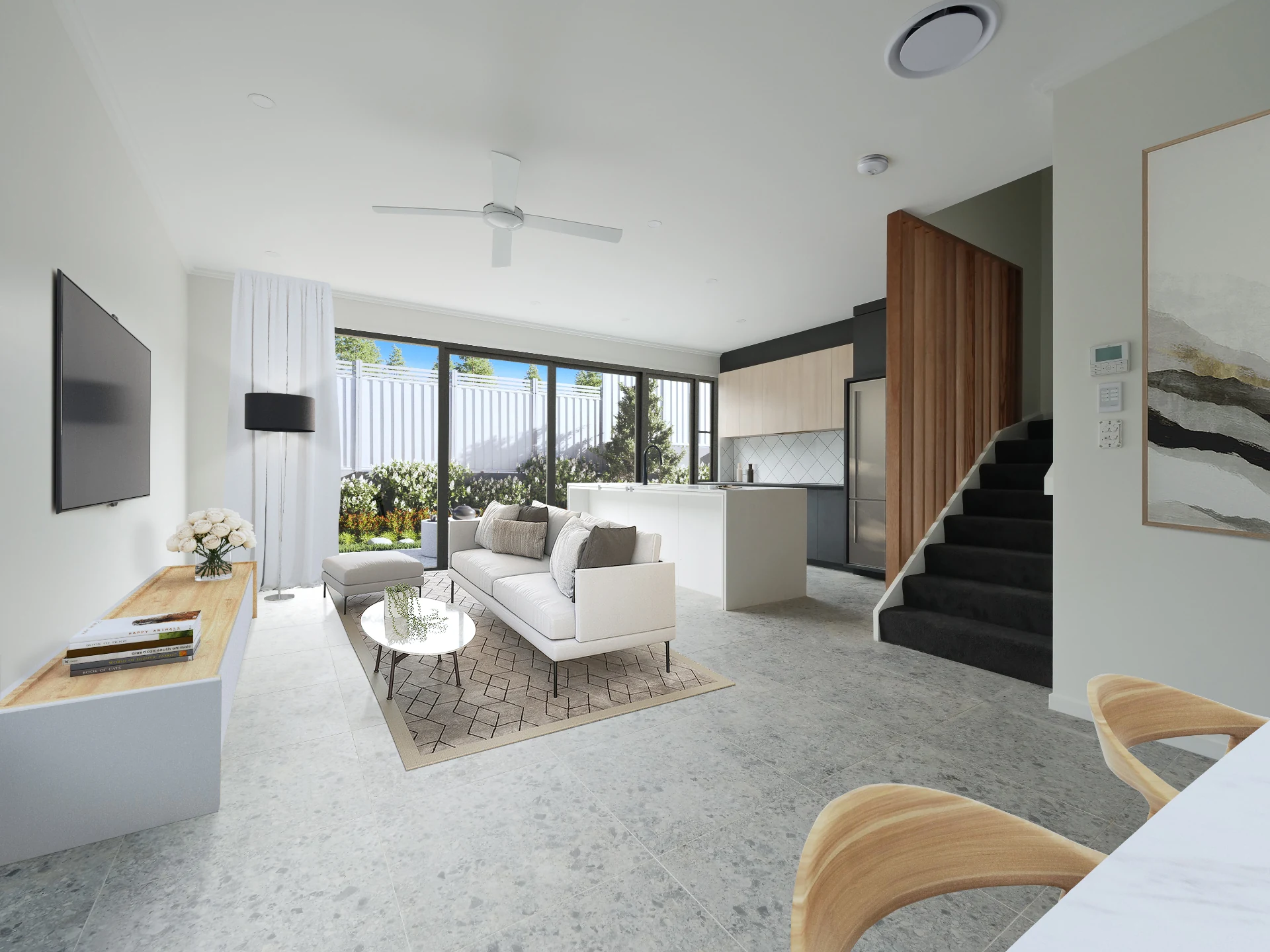 Townhouse Render — Virtually Staged