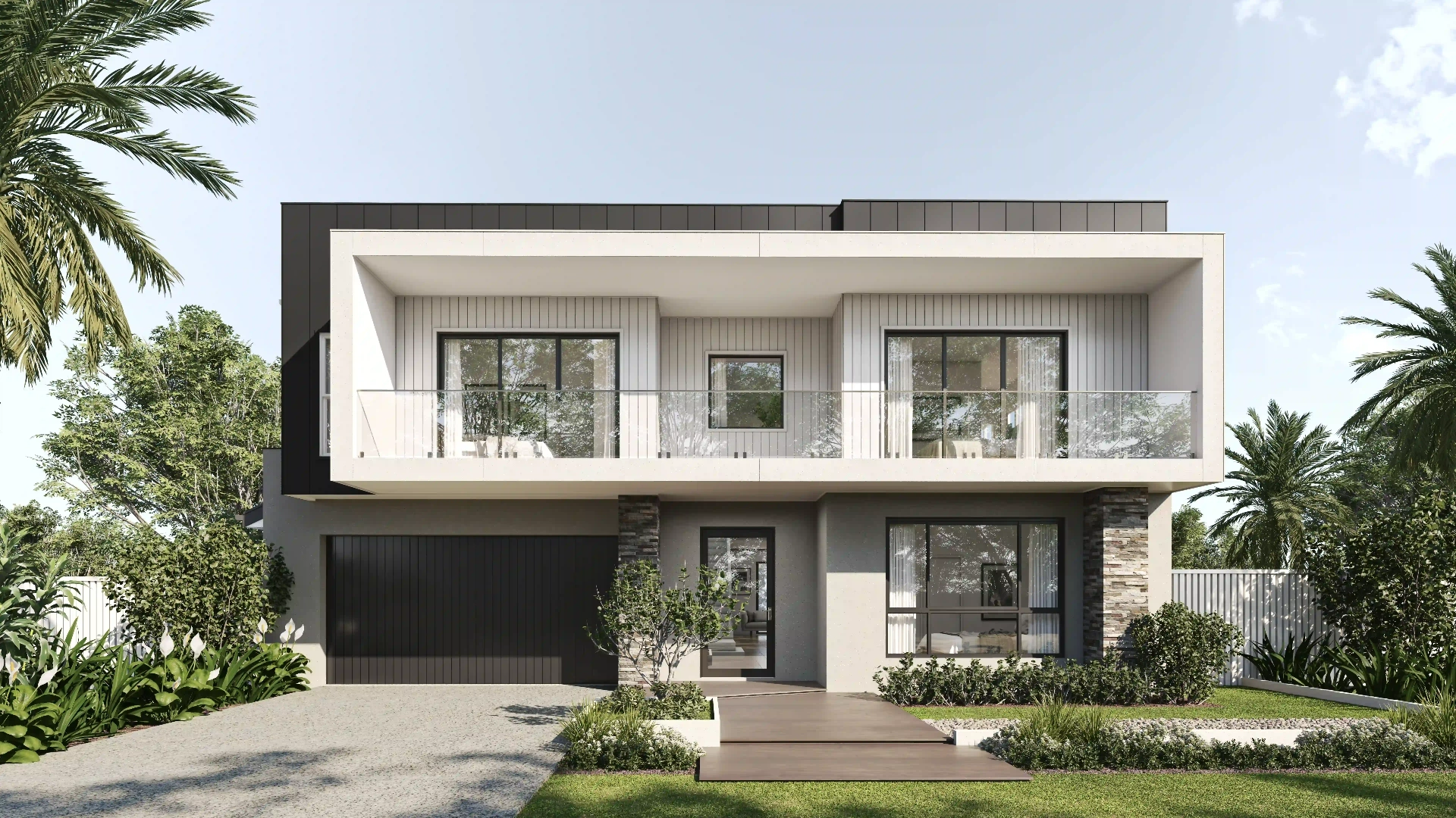 Photorealistic exterior 3D architectural render for Australian builders and developers