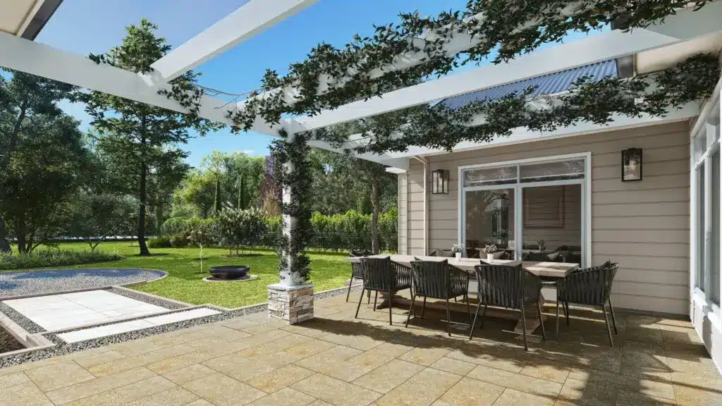 Australian outdoor Hamptons Alfresco